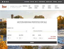 Tablet Screenshot of missoulacountyhomes.com